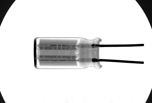 XRAY检测设备对电容检测的效果图2